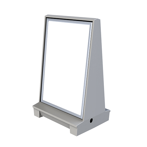 A BOARD WITH DOUBLE SIDE SNAP FRAME GRY03