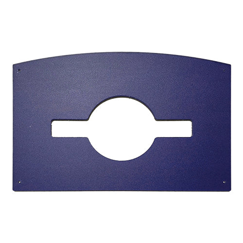 BLUE MULTISTREAM WASTE UNIT LIMITER PRINTED SECOND SURFACE WITH BLOCK OUT WHITE ON BACK