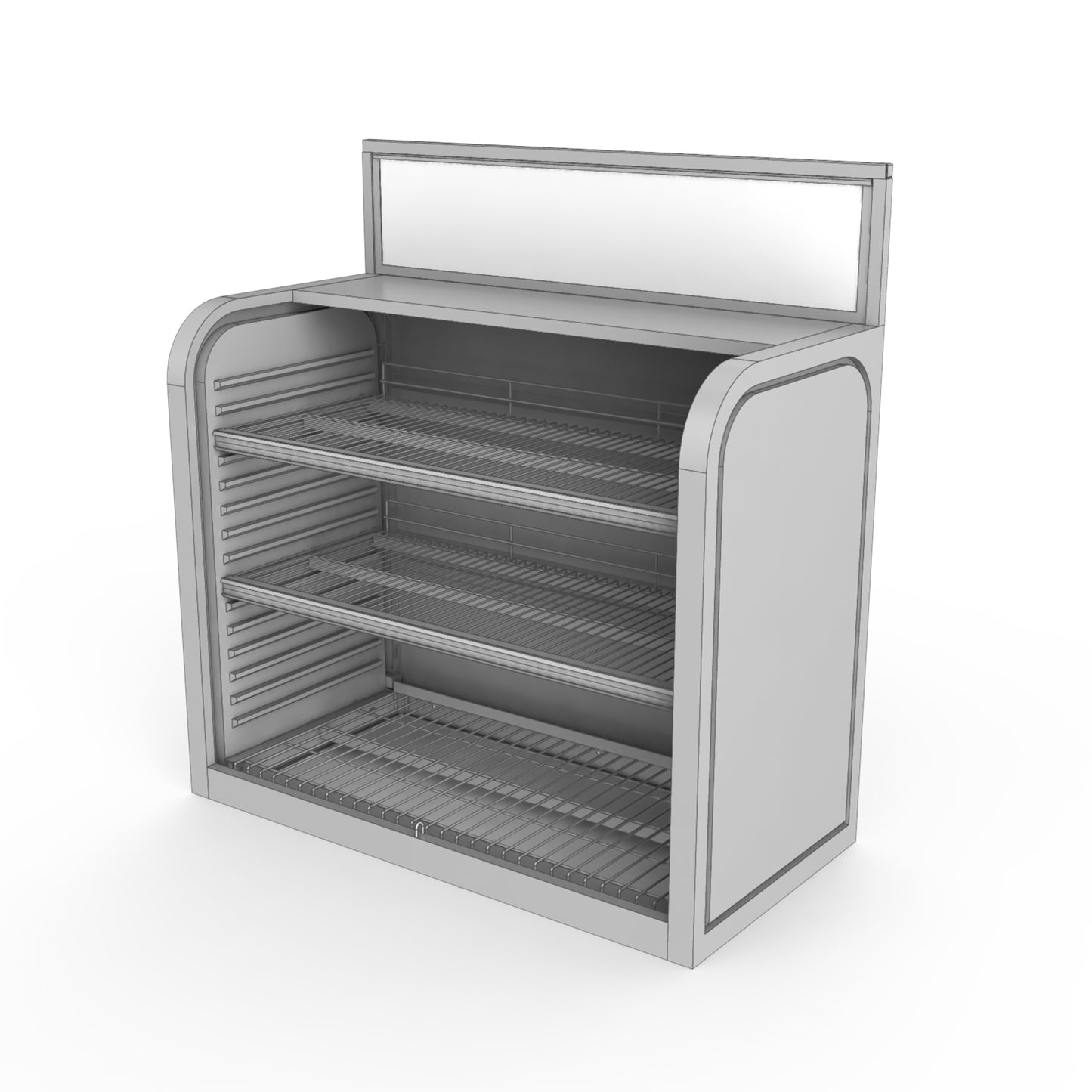 48" Security Merchandiser | Single-Sided