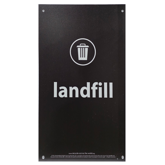 Landfill Graphic for Multistream Bin