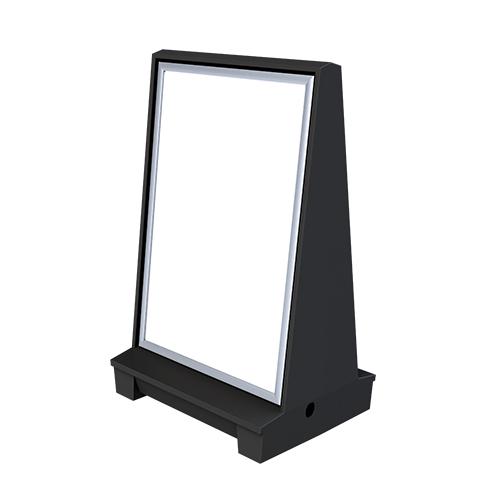 A BOARD WITH DOUBLE SIDE SNAP FRAME BLK01