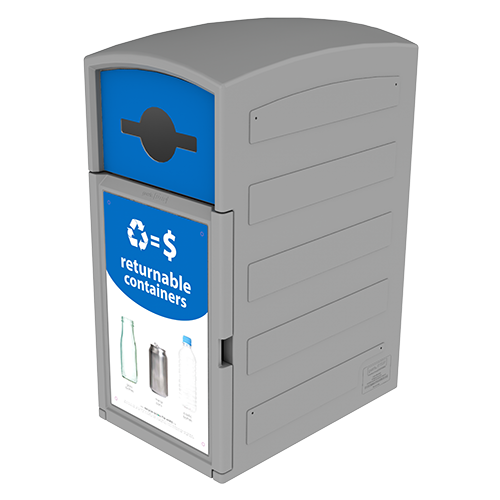 Gorrie RCP professional-grade multi-stream recycling bin configuration for branded corporate facility waste management.