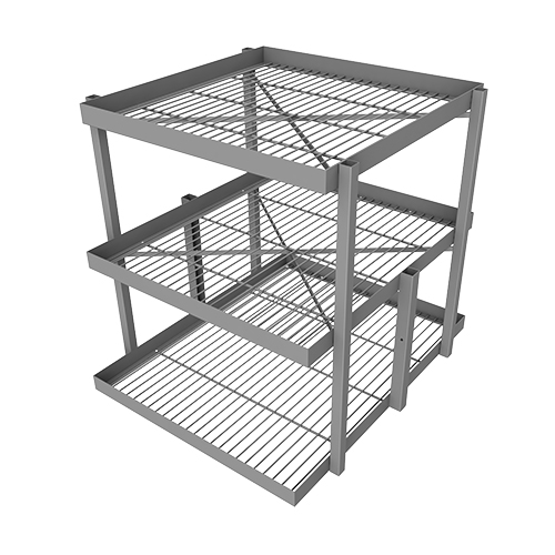 PALLET RACK 3 TIER GRY02