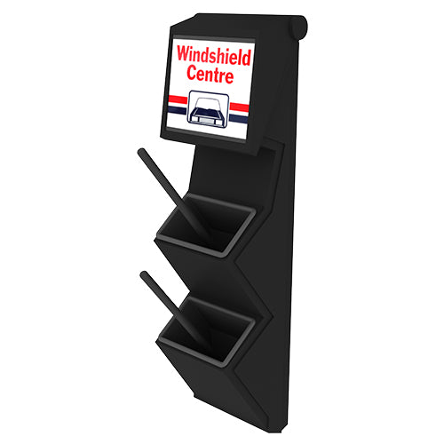 WINDSHIELD SERVICE UNIT DOUBLE BUCKET BLK01