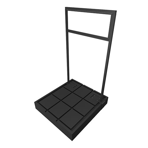 PALLET WITH SIGN HANDLE BLK01