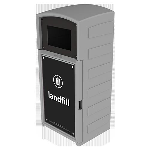 Gorrie RCP professional-grade multi-stream refuse bin configuration for branded corporate facility waste management.